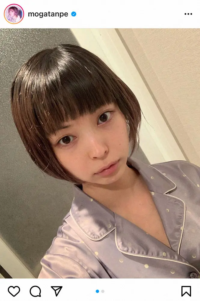 【画像・写真】最上もが　自分で前髪カットし「ひどい有様」もフォロワー「いつもより幼く見える」「でもかわいい」