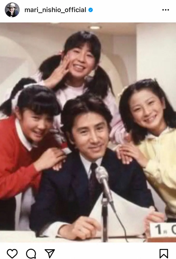 【画像・写真】西尾まり沈痛　「パパ」田村正和さんとの別れ　「いま、この年齢で一緒に仕事がしたかったです」