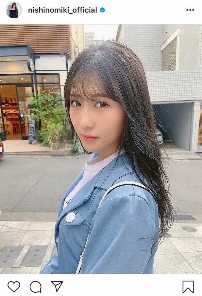 【画像・写真】西野未姫　「痩せるっていいね」“正統派”ショットに反響「美人すぎる」「世紀最大にかわいい」