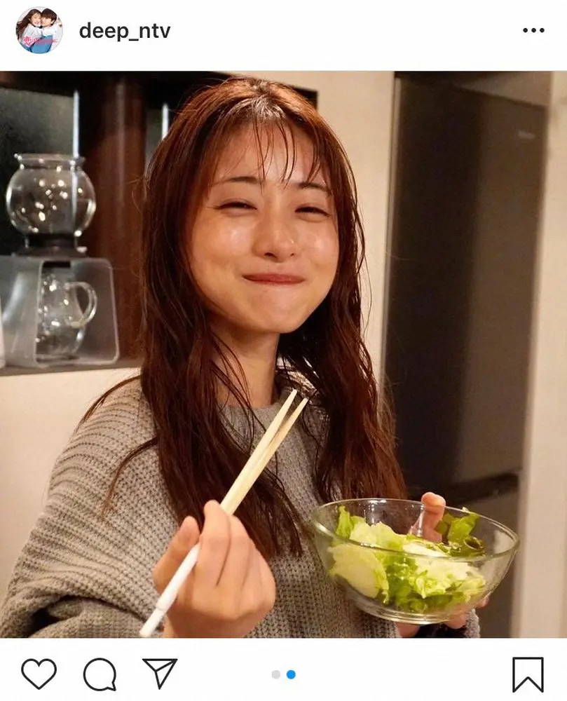 【画像・写真】石原さとみ　“恋はDeepに”オフショットに反響「天使降臨」「癒やされる」