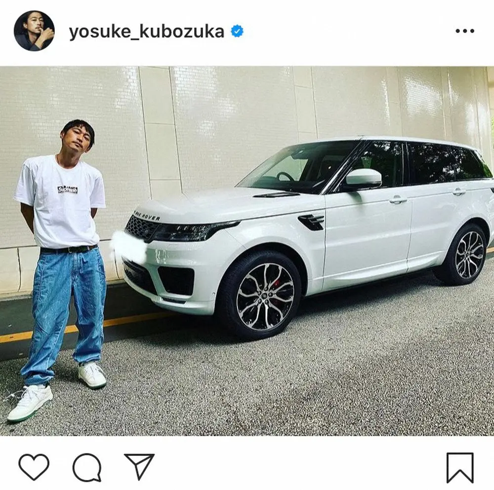 【画像・写真】窪塚洋介　レンジローバーとの2ショットに反響　「似合いすぎ」「購入ですか?」の声