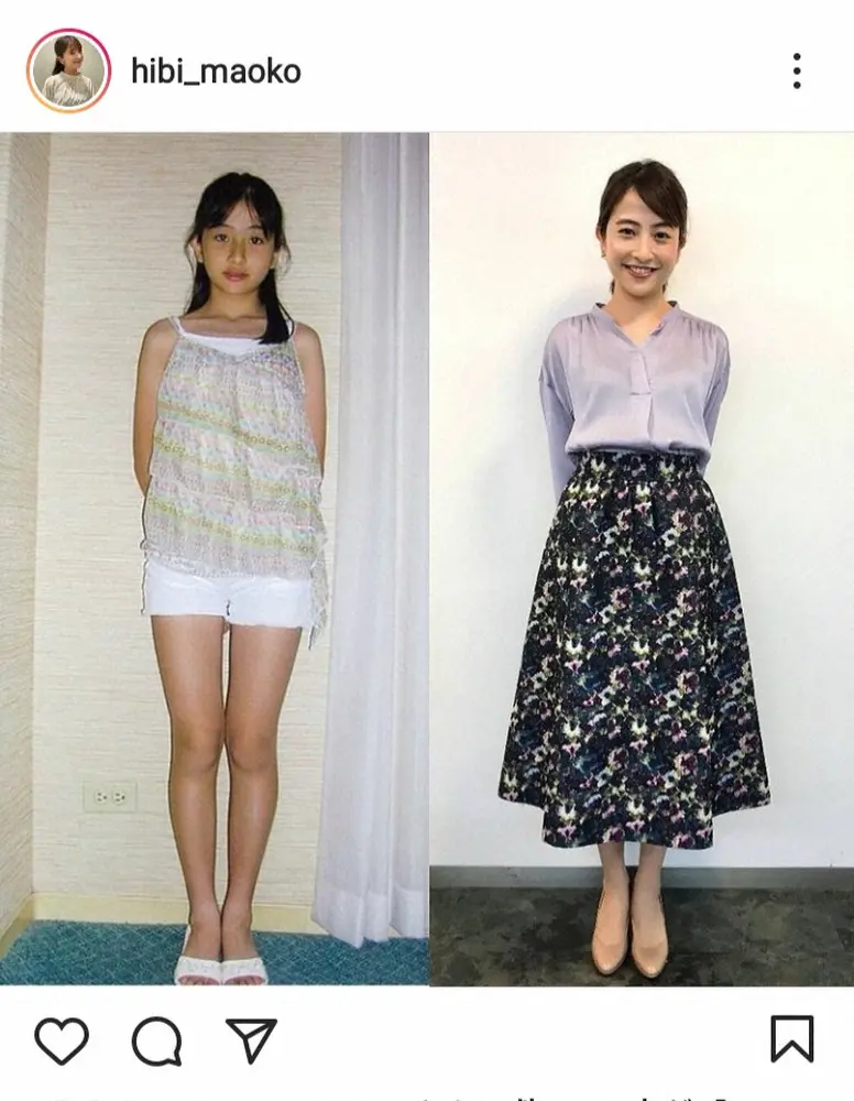 【画像・写真】TBS日比麻音子アナ　16年前と現在の比較写真に絶賛の嵐「逸材感がすげぇ」「仕上がってる」