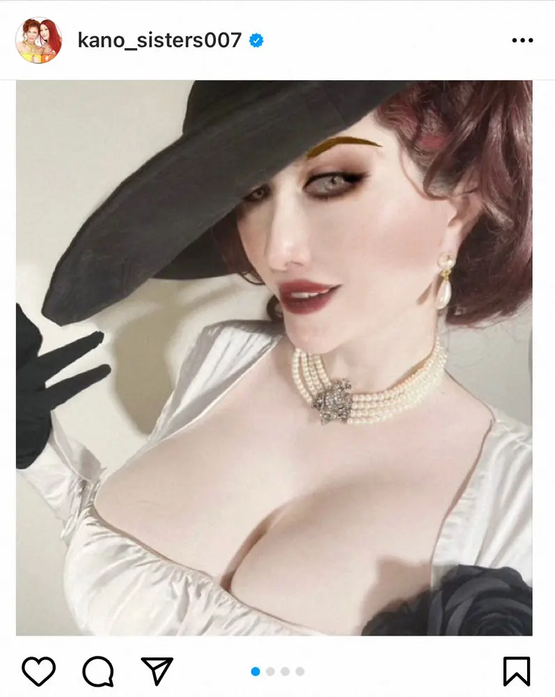 【画像・写真】叶美香「バイオハザードヴィレッジ」のドミトレスク婦人姿に「圧倒的な威圧感」「オーラと美しさ完璧」の声