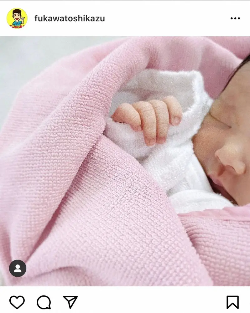 【画像・写真】布川敏和の長女・布川桃花　第1子女児出産「とっても幸せな時間」　急きょ帝王切開…医師、助産師に感謝
