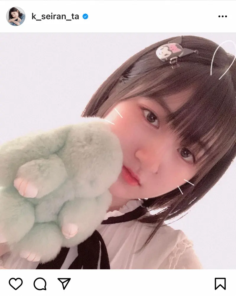 【画像・写真】小林星蘭「いつもの私の雰囲気じゃないよね!?」　1年前の写真公開に「昔もかわいいな」