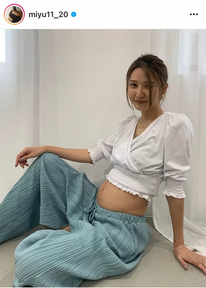 【画像・写真】美優　滝川ロランとの間に第1子妊娠「動き回る赤ちゃんに幸せを感じる日々です」　秋ごろ出産予定