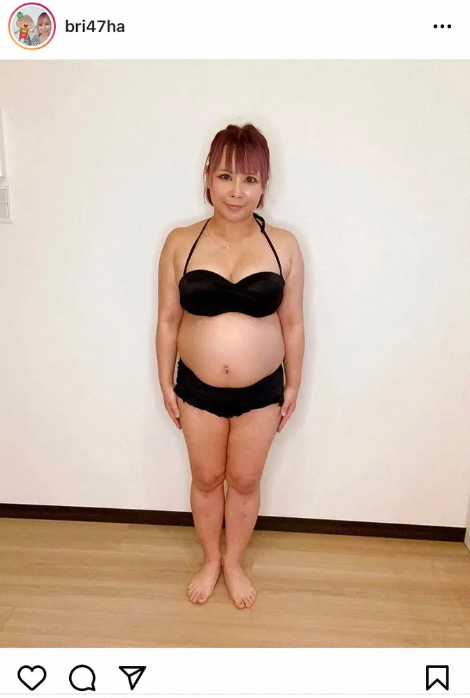 【画像・写真】浜田ブリトニー　お腹ぽっこりショット公開　「また妊娠して…ましたっけって言われる」