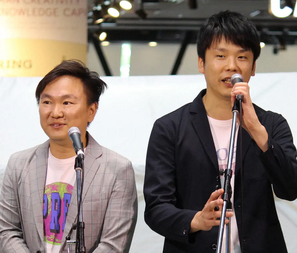 【画像・写真】かまいたちの山内健司（左）と濱家隆一