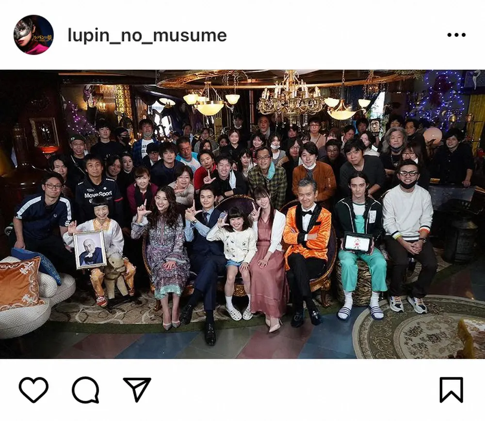 【画像・写真】「ルパンの娘」インスタで休養発表の深田にメッセージ「いつでも華さんの味方　とにかくゆっくりして」