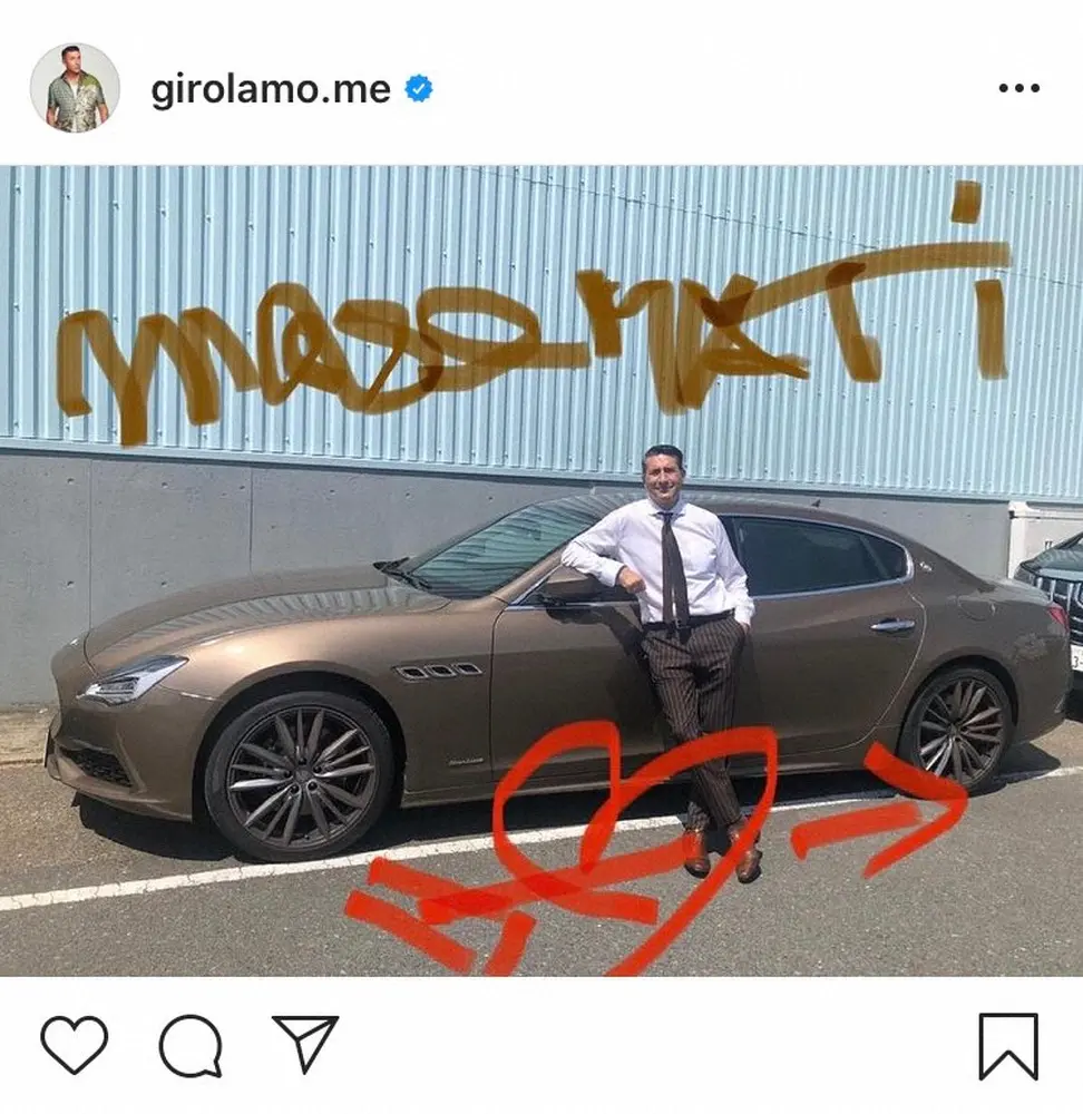 パンツェッタ ジローラモ スポニチ Sponichi Annex 芸能