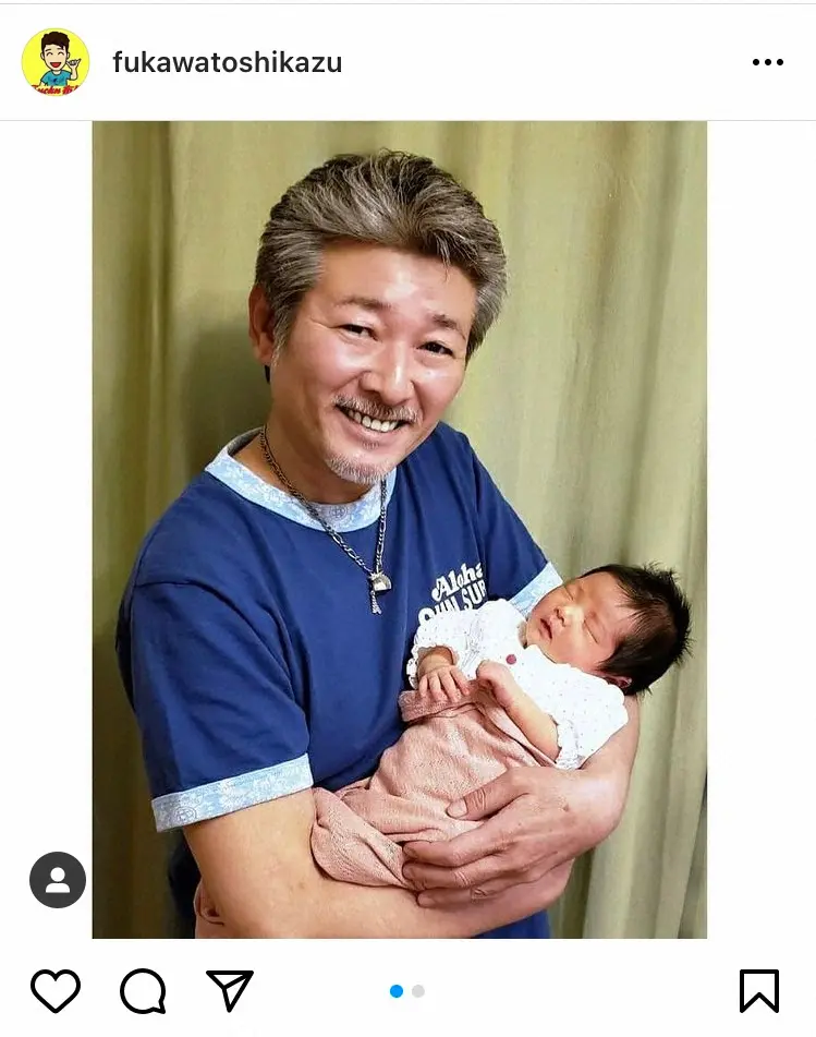 【画像・写真】布川敏和　娘・桃花が出産した第1子と初対面！「ジイジじゃなく“ふっくん”と 呼ばせようかな」