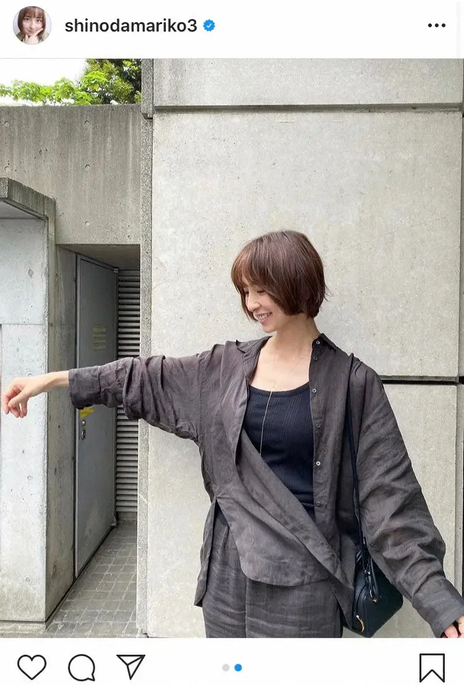 【画像・写真】篠田麻里子　“透け感大人コーデ”披露に反響　「マリコ様綺麗です」「お洒落ですね」の声