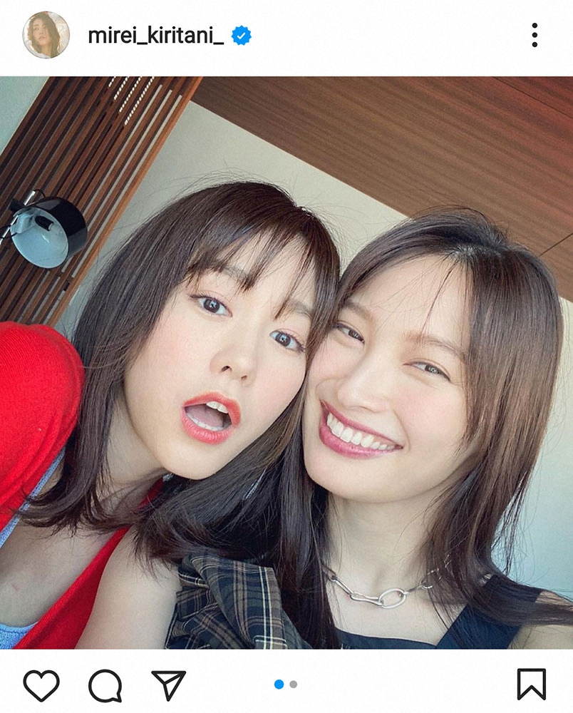 桐谷美玲公式インスタグラム Mirei Kiritani より スポニチ Sponichi Annex 芸能