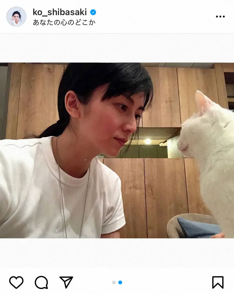 【画像・写真】柴咲コウ　愛猫と触れ合う姿にフォロワーほっこり「癒されました」「やり取りが可愛い」「神の可愛さ」