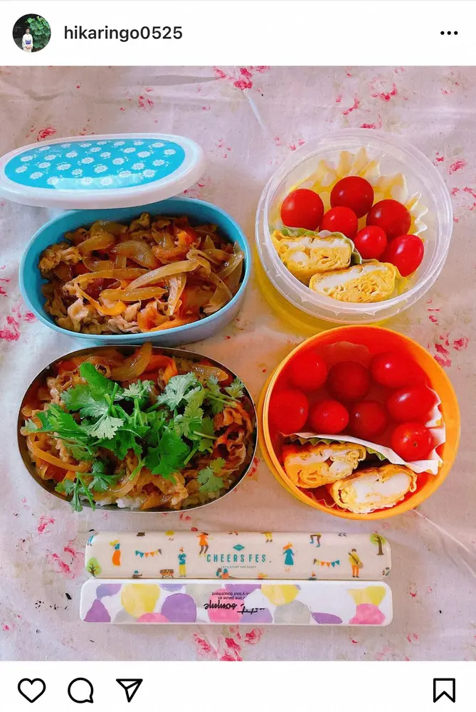 【画像・写真】石田ひかり　あまり眠れず…娘への「ほぼトマト弁当」に共感の声「母あるある」「お母ちゃんお疲れ様」