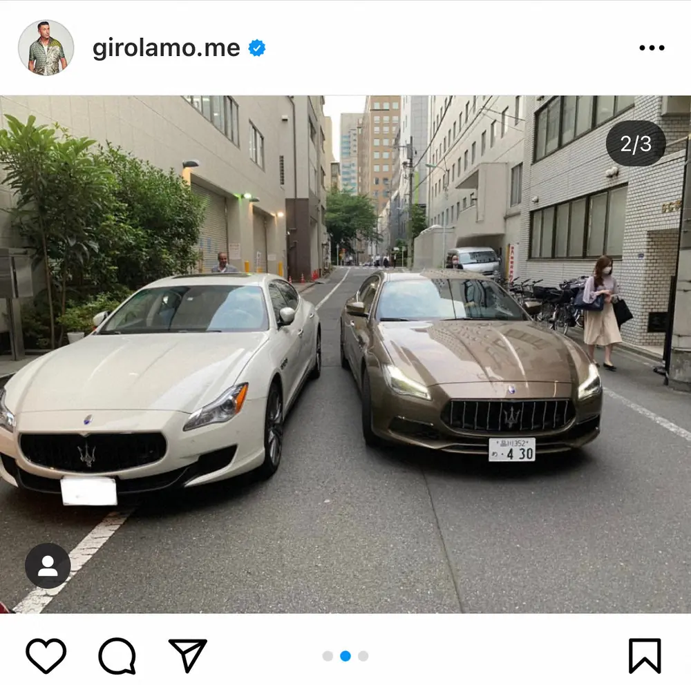 ジローラモ公式インスタグラム Girolamo Me より スポニチ Sponichi Annex 芸能