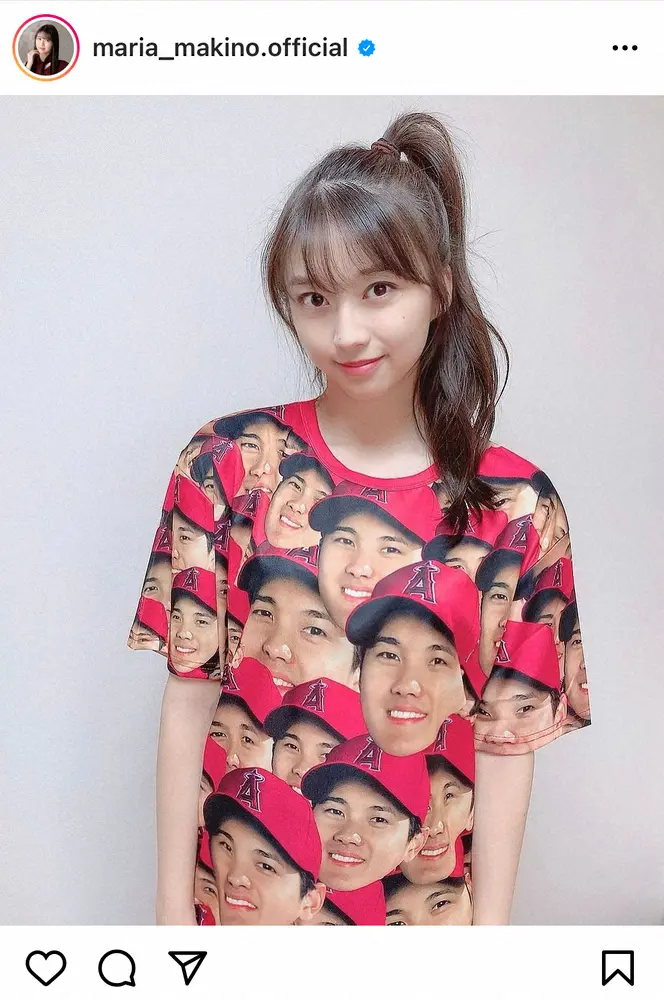 【画像・写真】牧野真莉愛公式インスタグラム（＠maria_makino.official）より