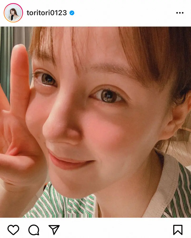 【画像・写真】トリンドル玲奈　ノーメイクのドアップ写真に「赤ちゃんみたいなお肌」「天使」の声
