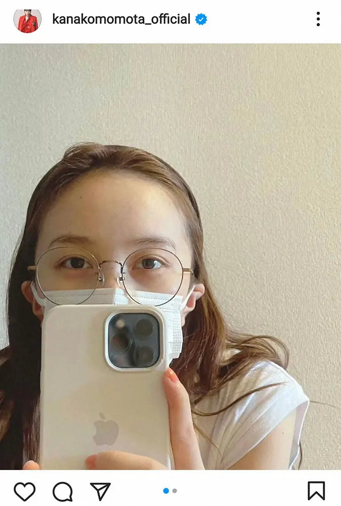 【画像・写真】ももクロ百田夏菜子　デコ出しメガネ＆ミニスカ姿に「可愛いが過ぎる」「デコ出しかわいい」の声