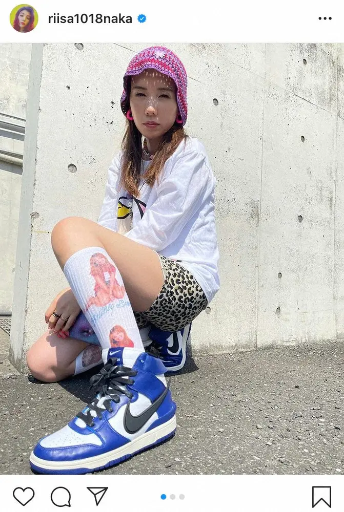【画像・写真】仲里依紗　夫・中尾明慶撮影の“キモ撮り”披露も「この表情で全てぶち壊し」