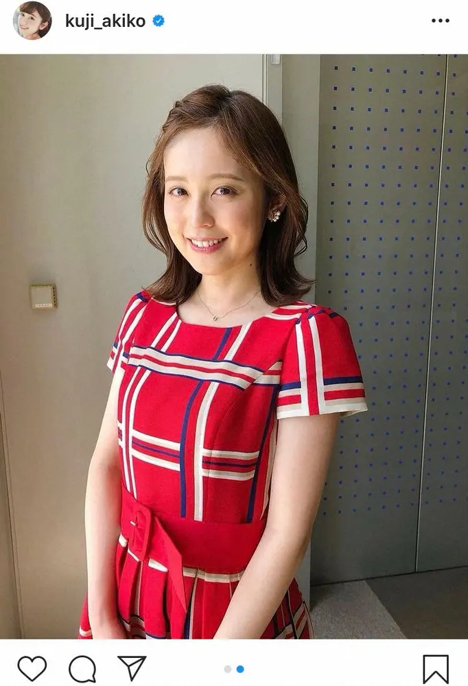 【画像・写真】フジ久慈暁子アナ　“デコ出し”ヘアスタイルを披露「お人形さんみたい」「ため息出る可愛さ」の声