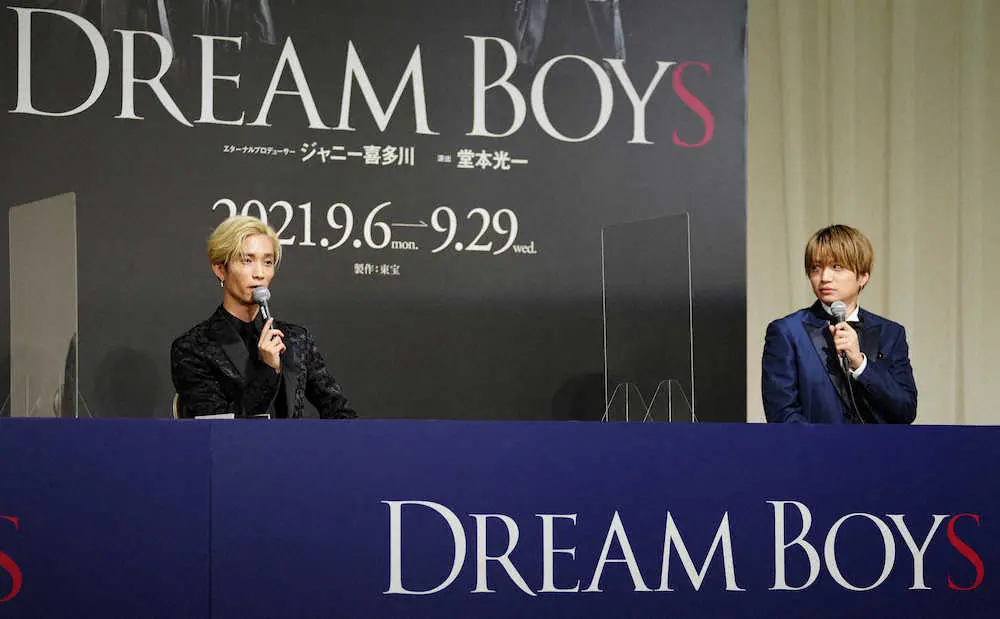 【画像・写真】菊池風磨＆田中樹　舞台「ドリームボーイズ」共演、ジャニーさんの「不良」お墨付き