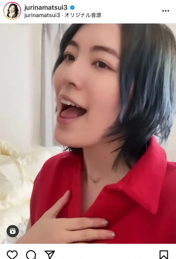 【画像・写真】松井珠理奈　松田聖子の名曲「赤いスイートピー」をアカペラで熱唱　「歌上手すぎる」の声