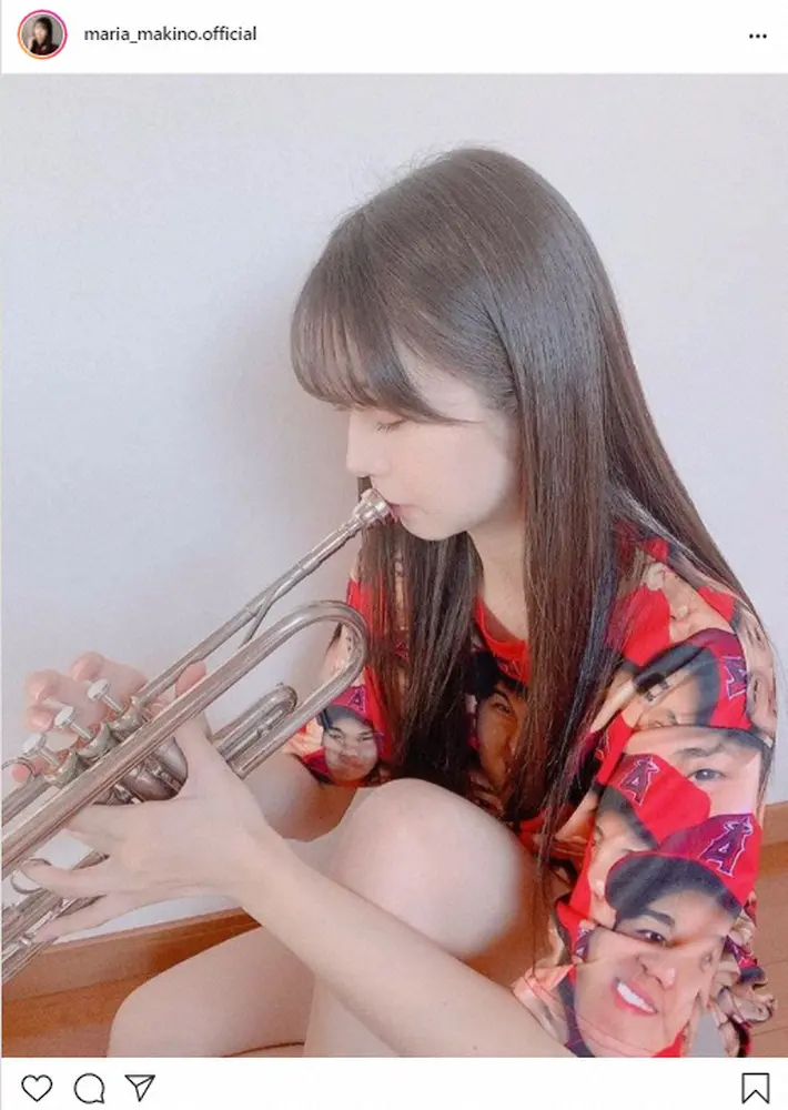 【画像・写真】牧野真莉愛インスタグラム（＠maria_makino.official）より