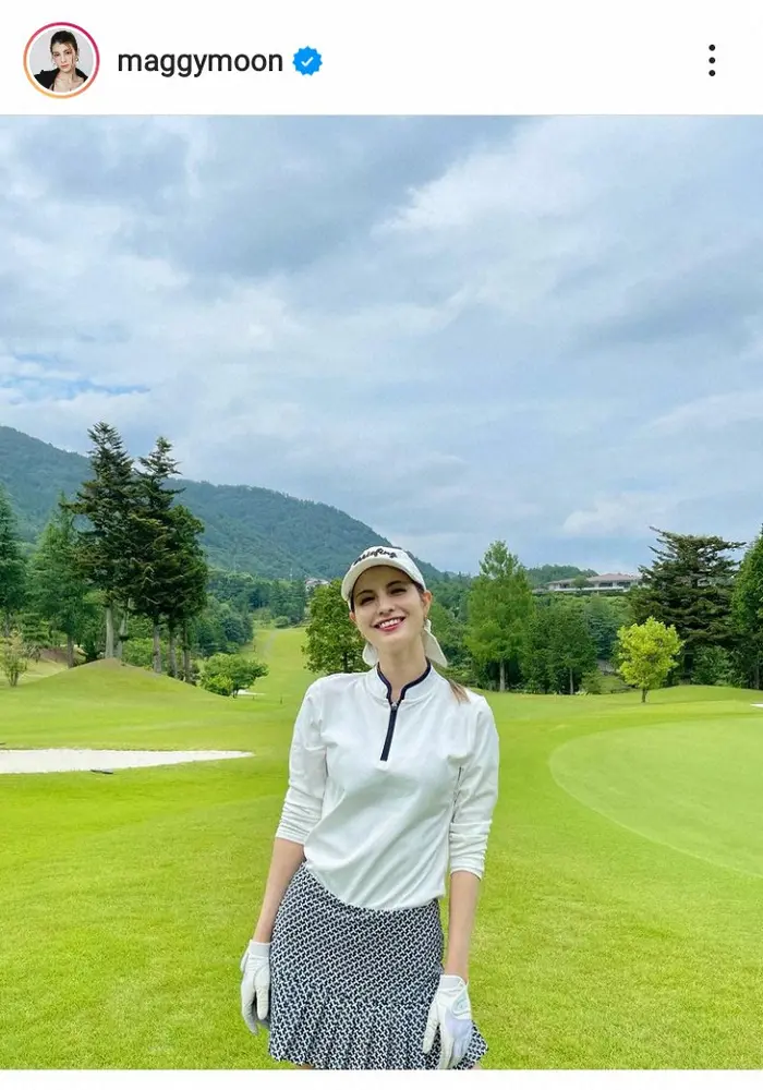 【画像・写真】マギー　超ミニのゴルフウエアで健康美披露にフォロワー興奮「スタイル完璧」「足長！」「可愛い過ぎ」