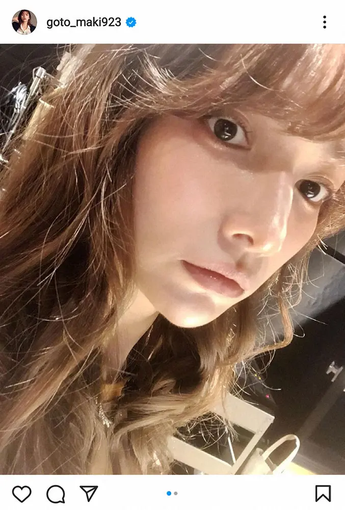 【画像・写真】後藤真希　前髪切って久々の巻き髪に「視界広がったわ～！」　ファン「違う人みたい」の声