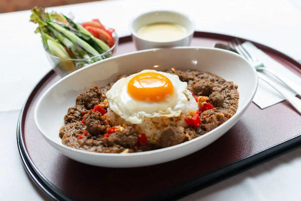 【画像・写真】藤井棋聖の昼食「富士山キーマカリー」（日本将棋連盟提供）