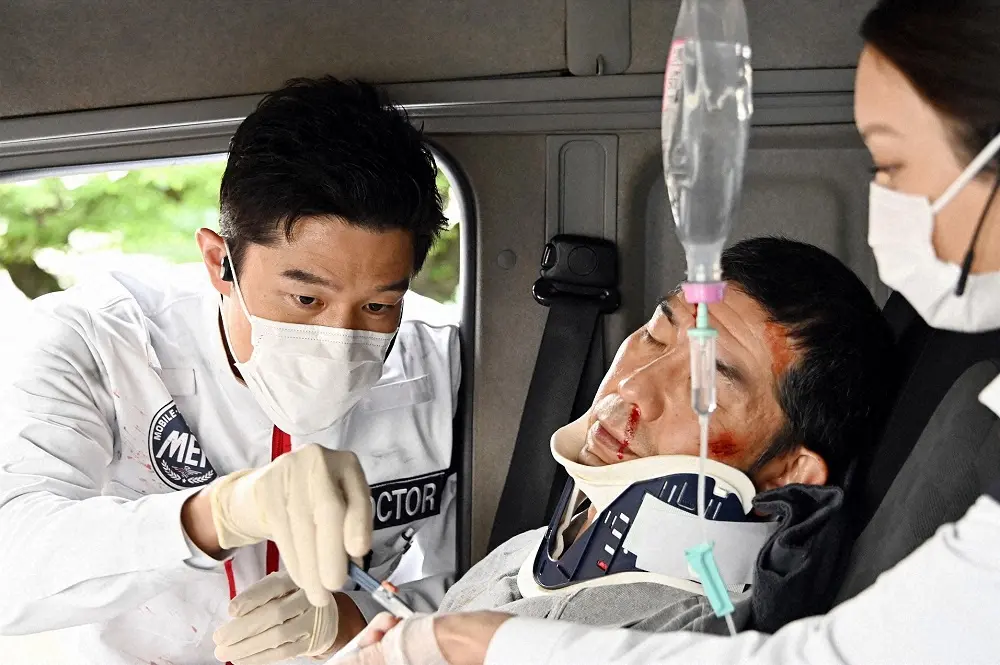 【画像・写真】「TOKYO　MER」アクション映画のスピード感！番組P明かす大掛かりロケの裏側　鈴木亮平の魅力全開