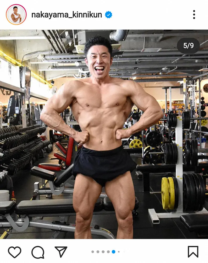 【画像・写真】なかやまきんに君　23年前とのビフォーアフター公開　「この人は歳とらないのか？」「今のがスゴイ」の声