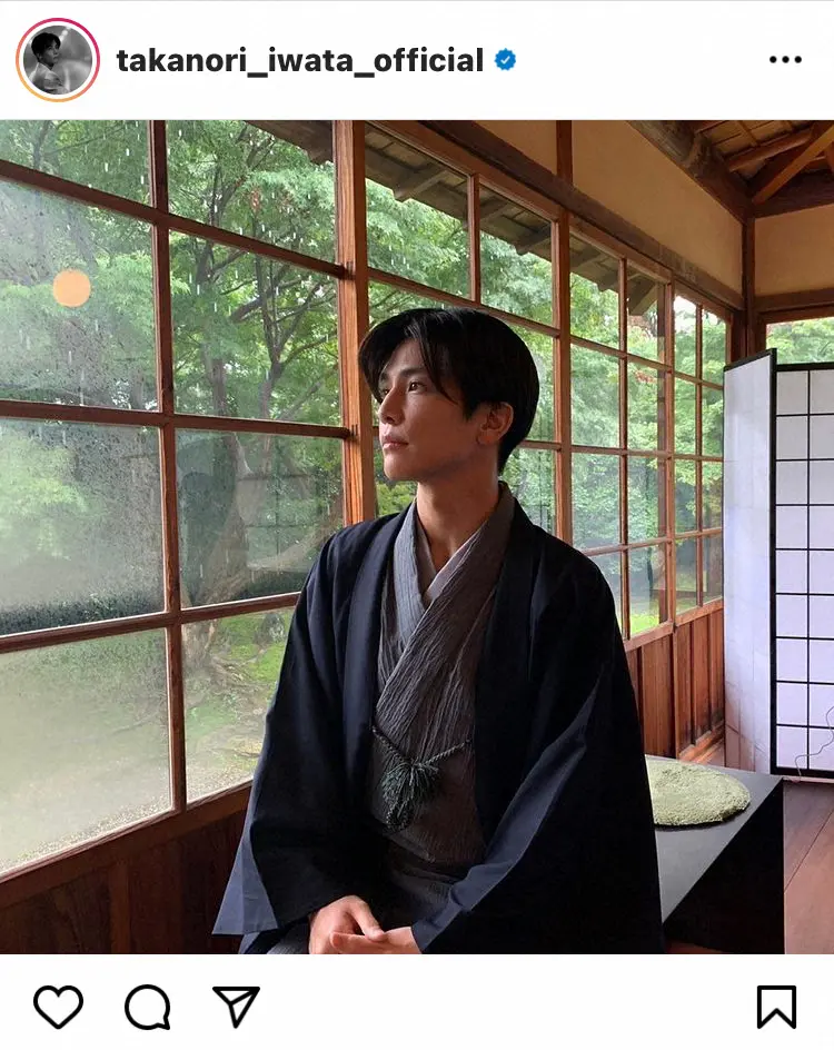 【画像・写真】EXILE岩田剛典　凛々しい和服姿公開！ファン「麗しい姿ありがとう」「色気半端ない」「若旦那！」