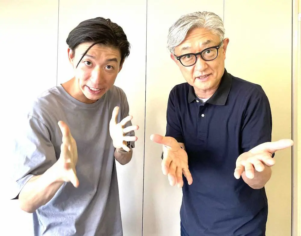 「Tokyo　Tokyo　FESTIVAL」を盛り上げるべく強力タッグを組んだ生島翔（左）と堤幸彦監督