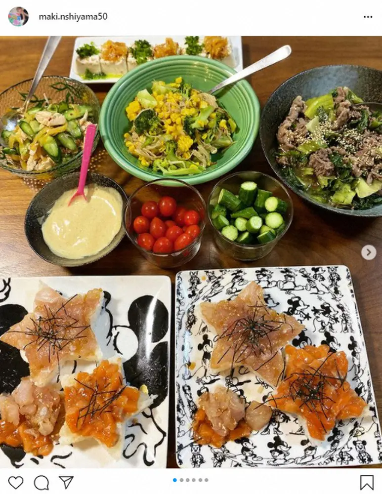 【画像・写真】西山茉希謝罪「ごめんなさい」　日々の料理公開も心無い声に困惑　フォロワー「謝ることない！」