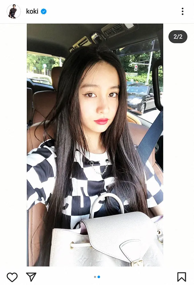 【画像・写真】Koki,　すでに主演映画の撮影に入っていることを明かす　大人っぽいメーク姿でインスタ投稿