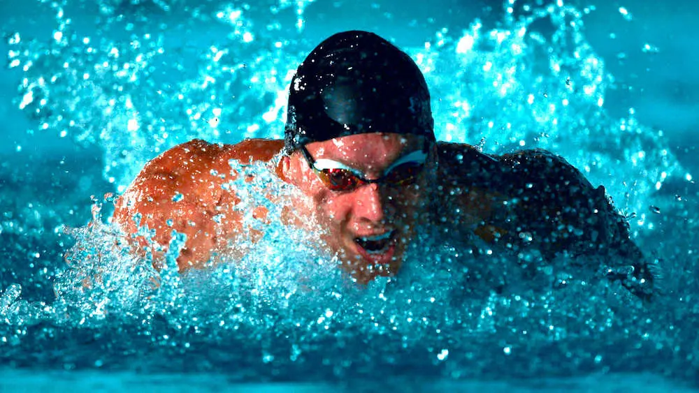 「NHKスペシャル　超人たちの人体」で、その強さの秘密が明かされる水泳のケーレブ・ドレセル