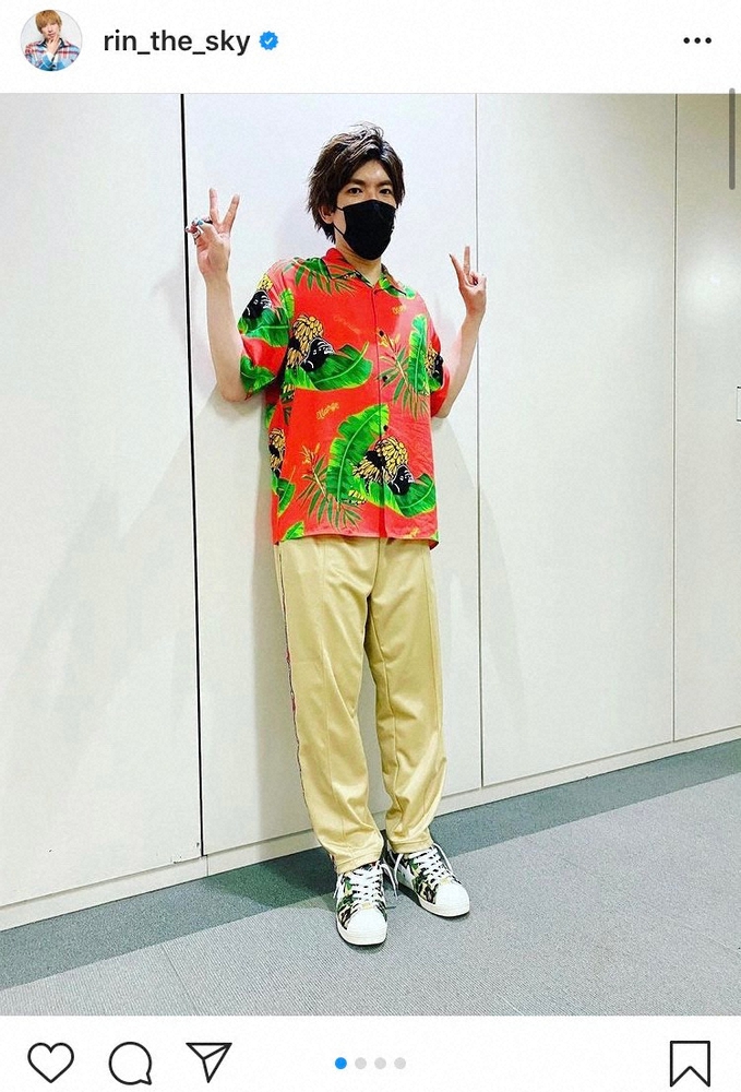 Exit りんたろー 公式インスタグラム Rin The Sky より スポニチ Sponichi Annex 芸能