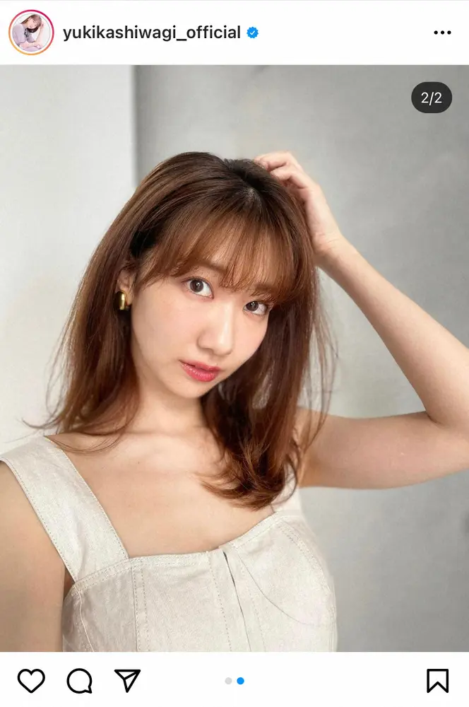 【画像・写真】柏木由紀　真顔の自撮りショットにファン驚き「女神みたい」「可愛すぎ」