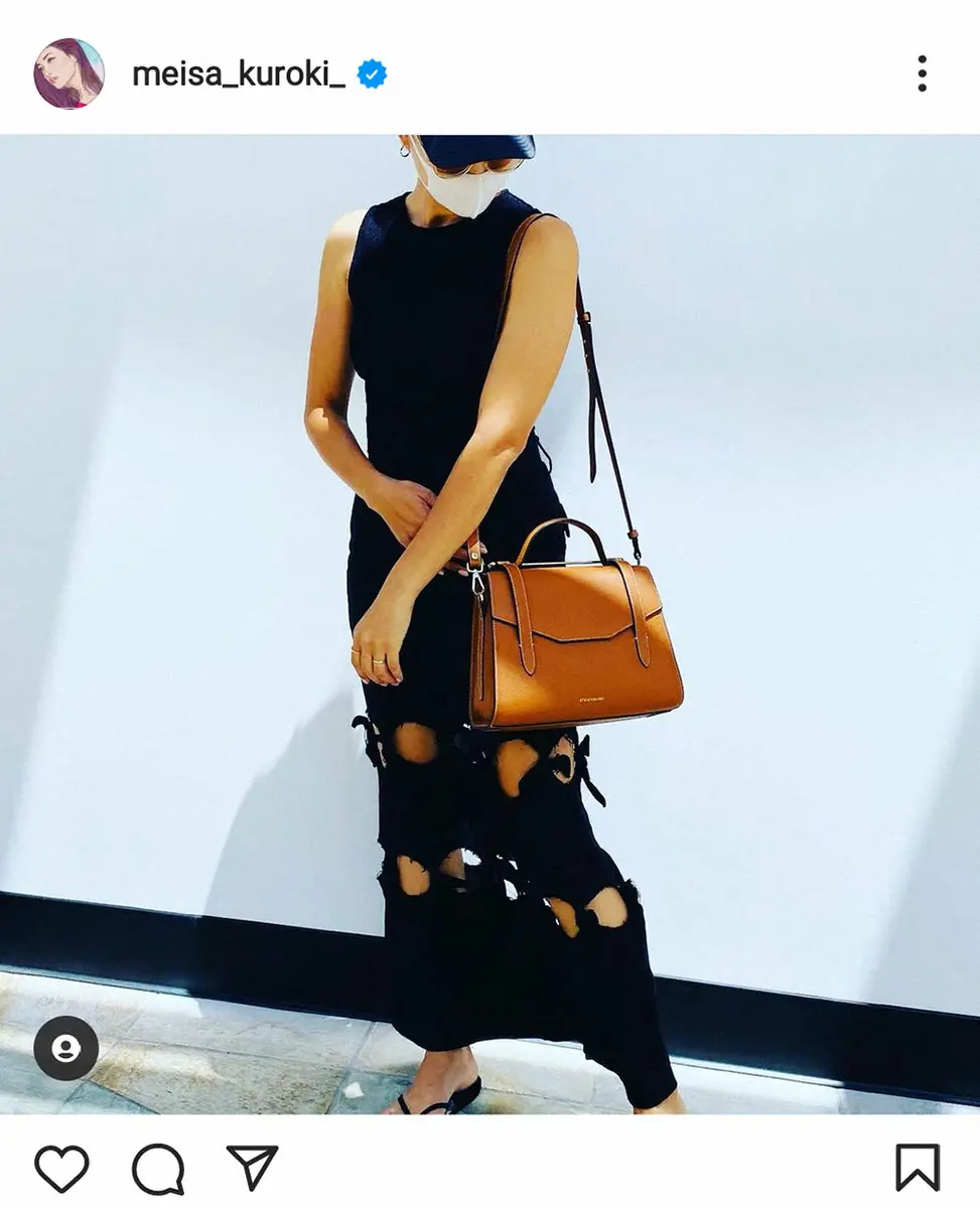 【画像・写真】黒木メイサ　斬新穴あきデザインスカート姿に「メイサさん以外着こなせない」の声