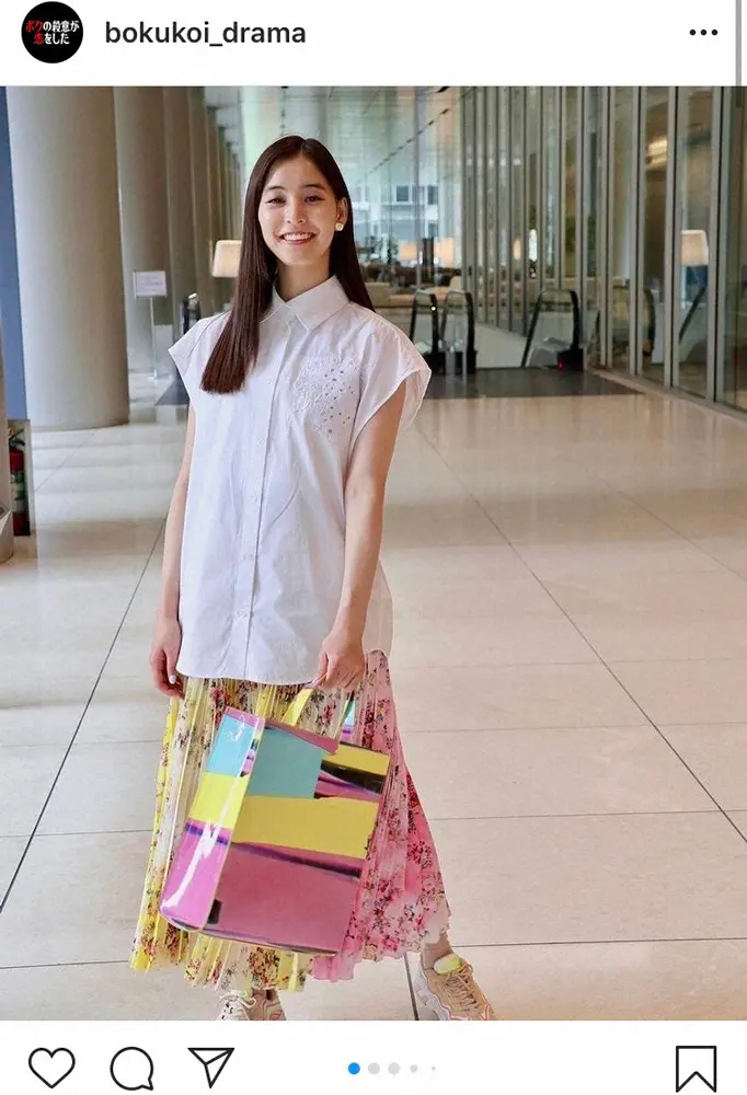 【画像・写真】新木優子　“ボク恋”美月の衣装コーデ公開に「何着ても似合う」「お洋服が映えますね…」の声