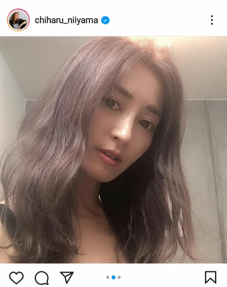 新山千春公式インスタグラム Chiharu Niiyama より スポニチ Sponichi Annex 芸能