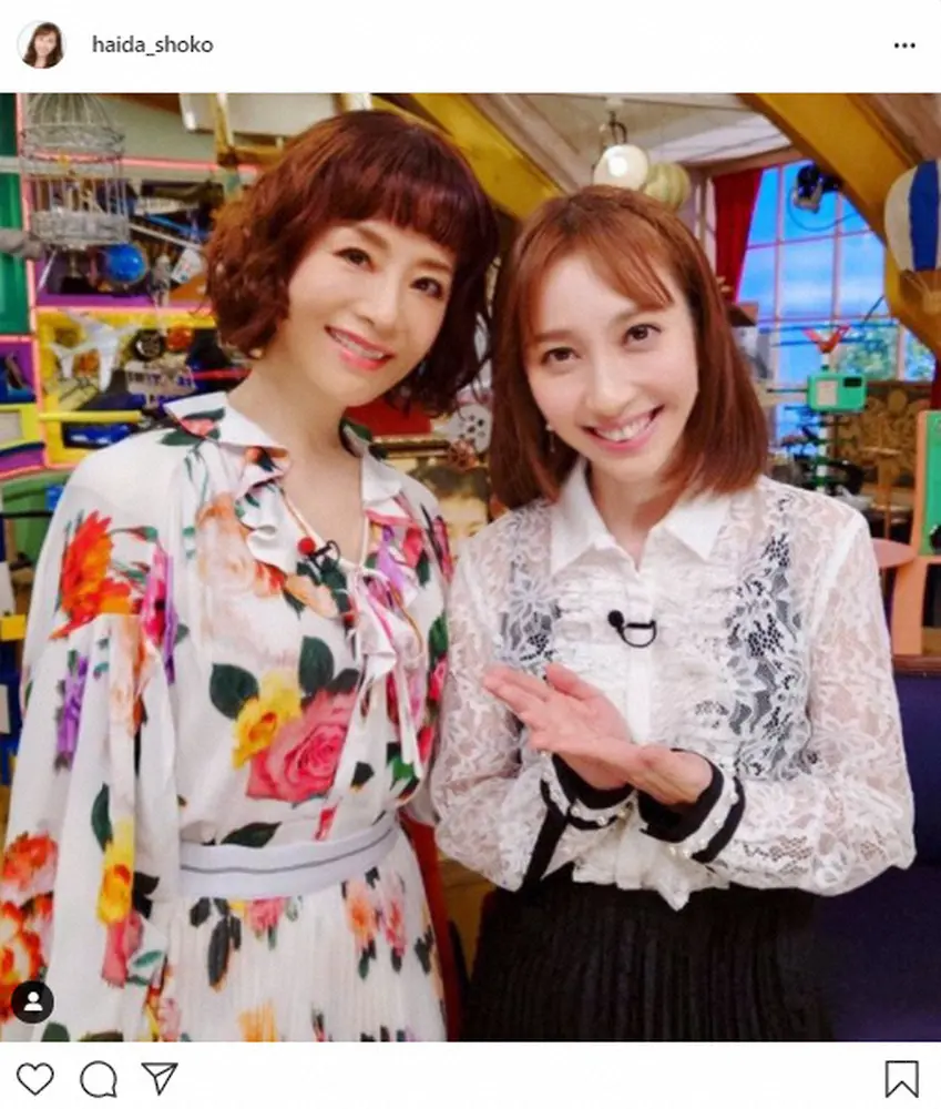 【画像・写真】はいだしょうこ　あのレジェンド女優と共演に大興奮「私なんかがお話をさせて頂けた事が奇跡」