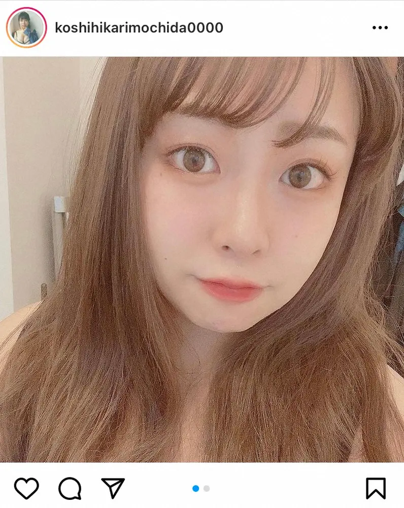 【画像・写真】カトパン似の餅田コシヒカリ　自撮り画像が橋本環奈似と話題　フォロワー驚き「そっくり」「本人かと」