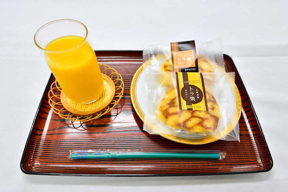 【画像・写真】藤井2冠　王位戦第4局2日目昼のおやつは「トラ焼」　阪神の故中村勝広元監督の活躍が誕生の契機