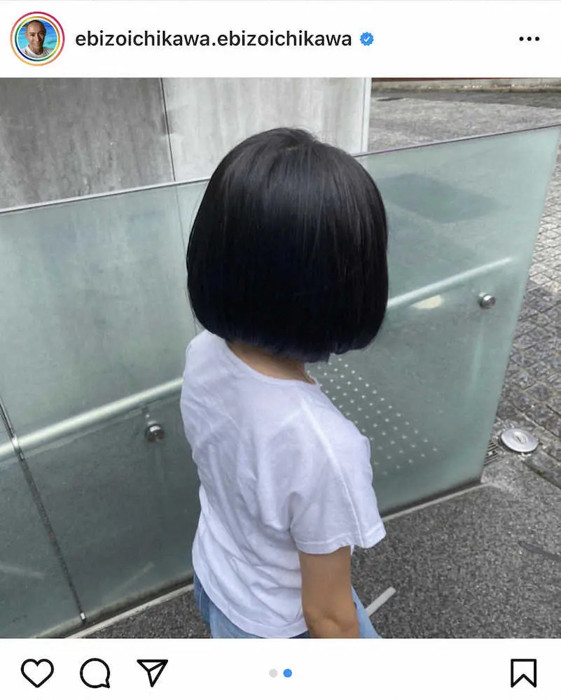 【画像・写真】海老蔵　長女・麗禾ちゃんがロングヘアをバッサリ　イメチェン姿にファン「お人形さんのよう」
