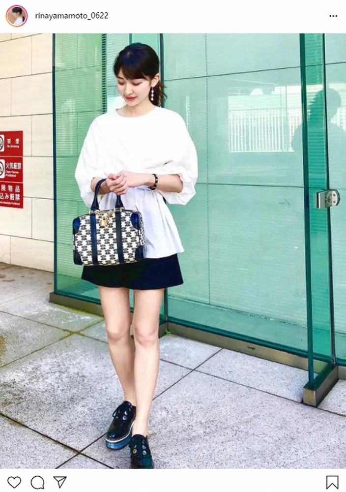 【画像・写真】TBS山本里菜アナ　生足ショーパンコーデに反響　フォロワー「脚長っ！」「美脚すぎる」