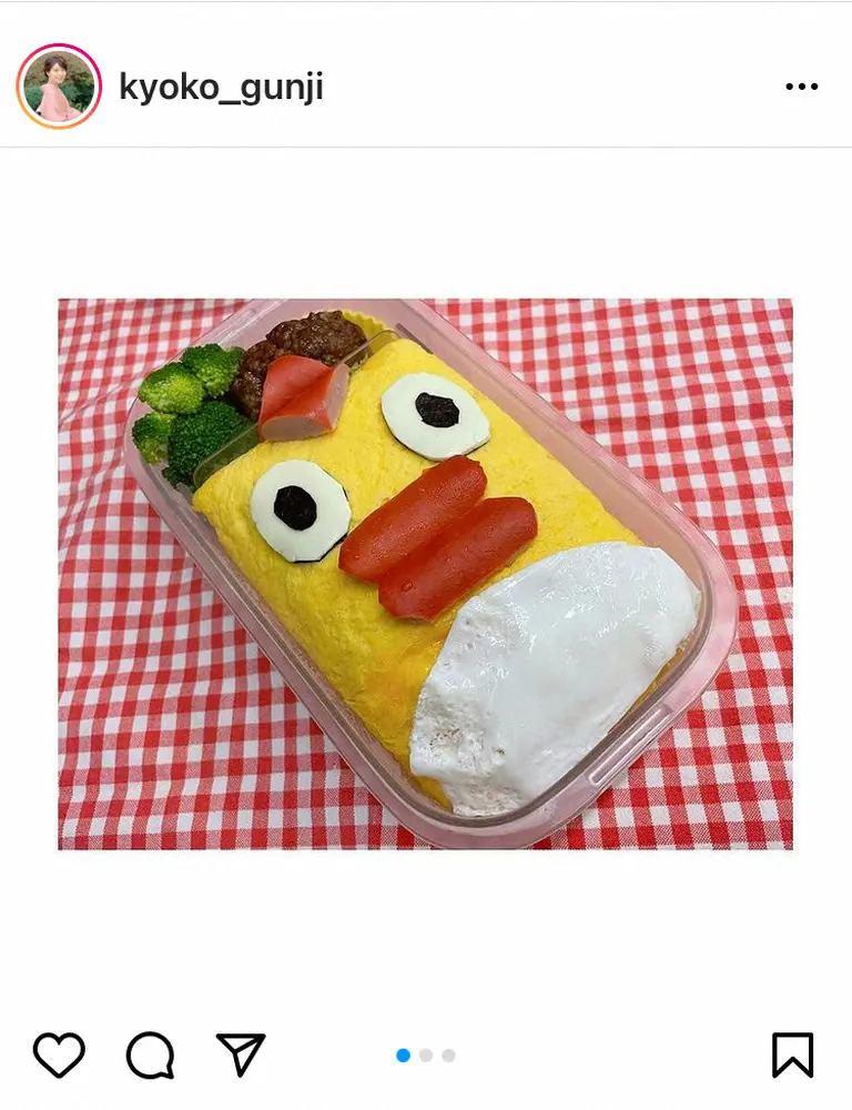 【画像・写真】日テレ郡司恭子アナ　父制作“そらジローキャラ弁”に絶賛の声「パパさすが」「パーフェクト」