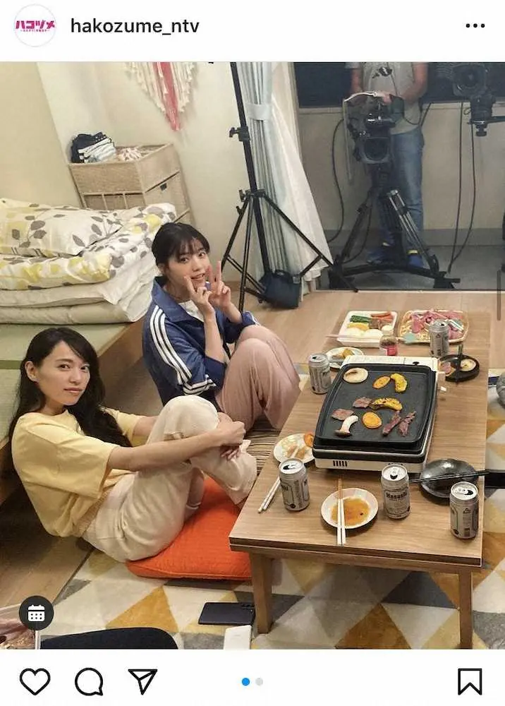 【画像・写真】戸田恵梨香＆西野七瀬　“焼肉会”2ショットに「ご一緒させてください」「推しの2人」の声